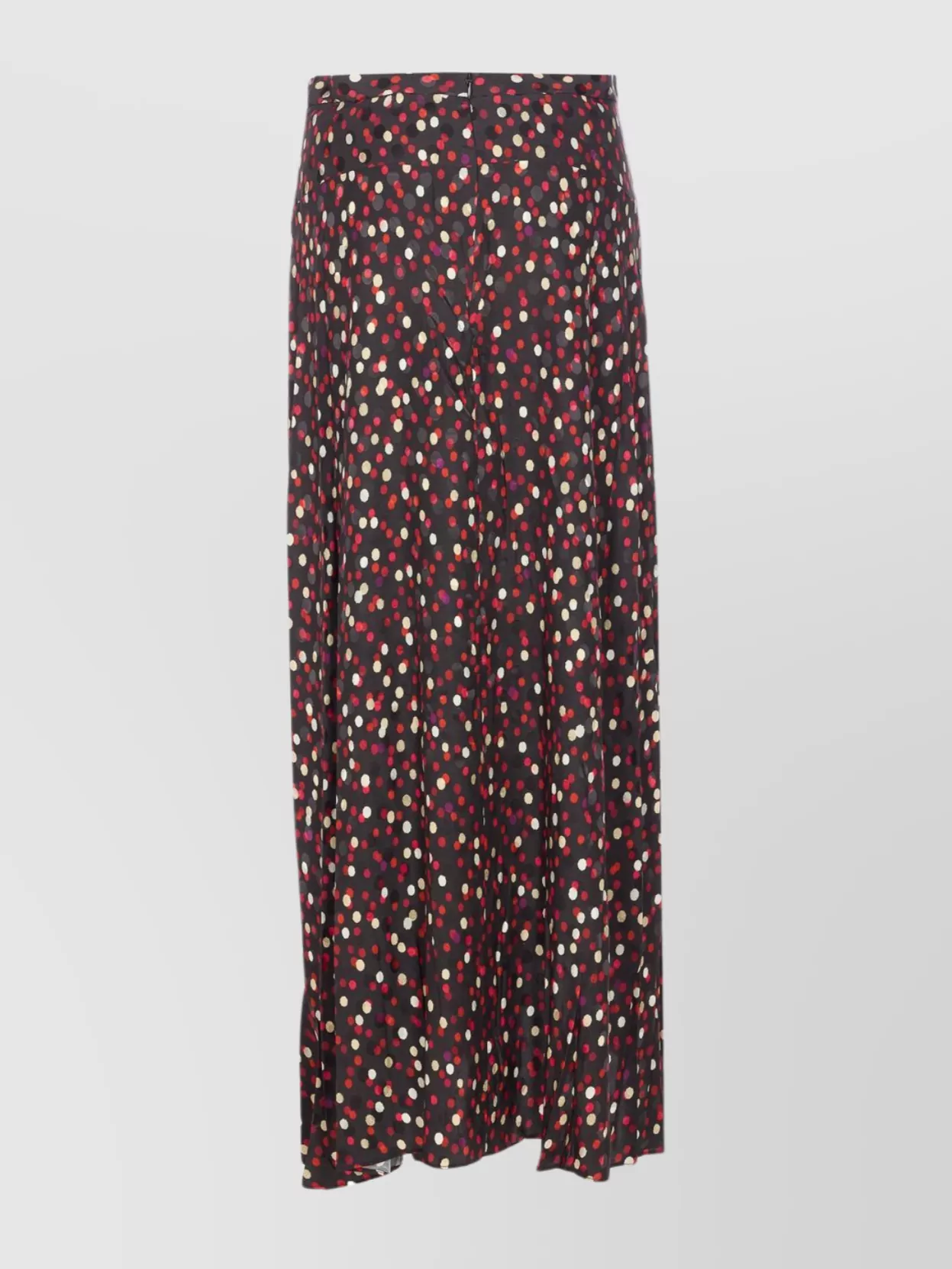 Isabel Marant High Waist Midi Skirt With Split Detail In Purple
