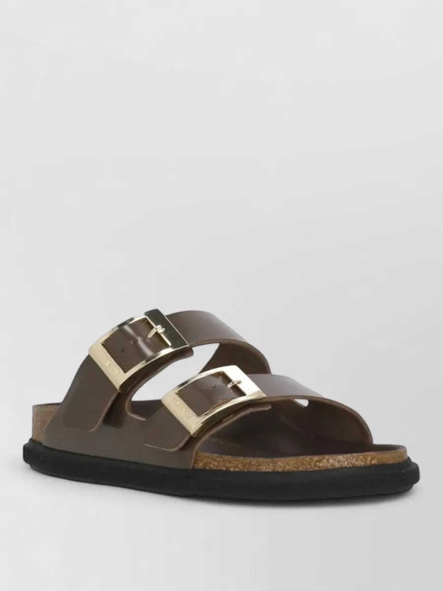 Birkenstock leather slides