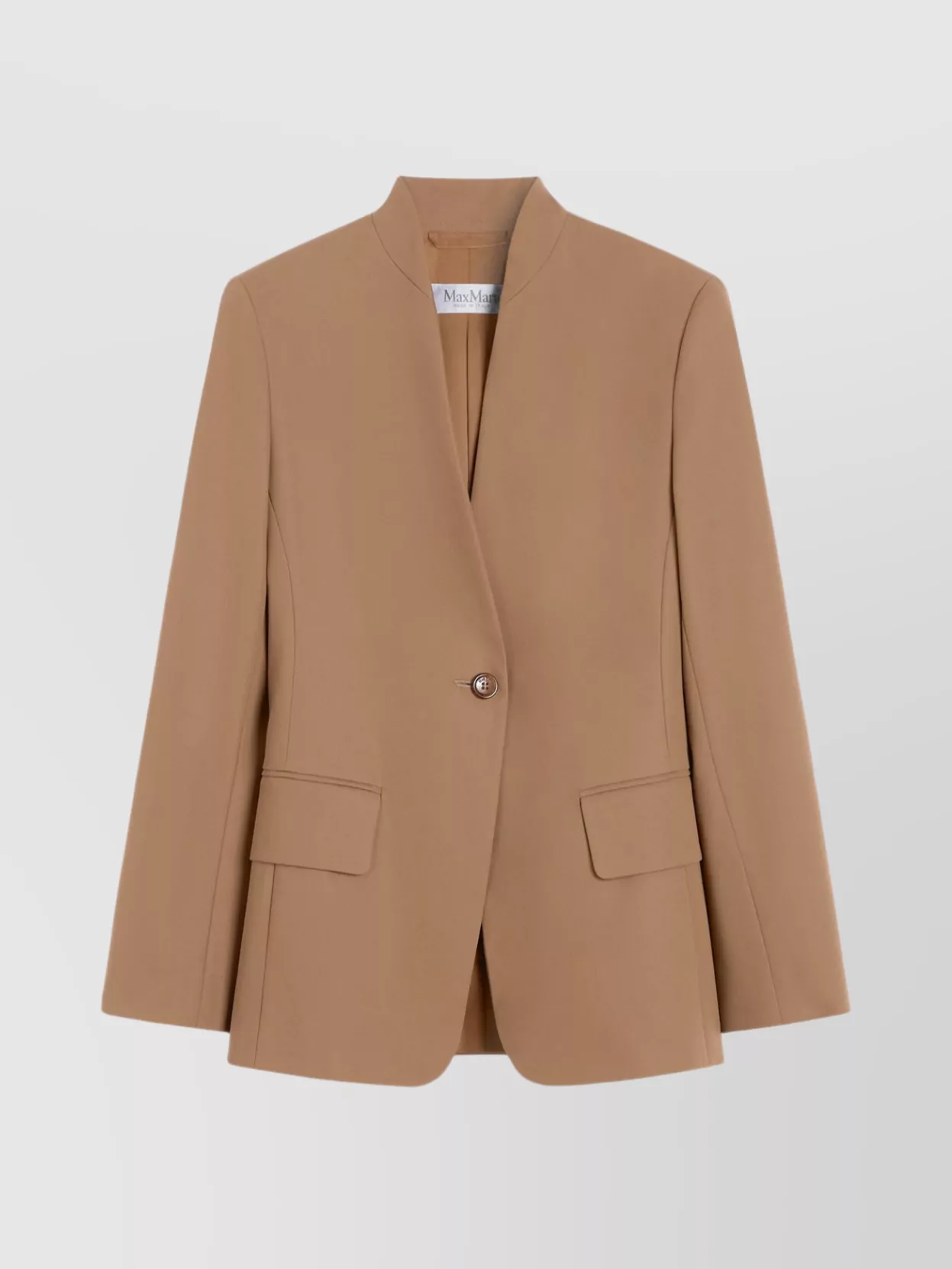 Max Mara Tailored Suit With Flap Pockets And Notched Lapel