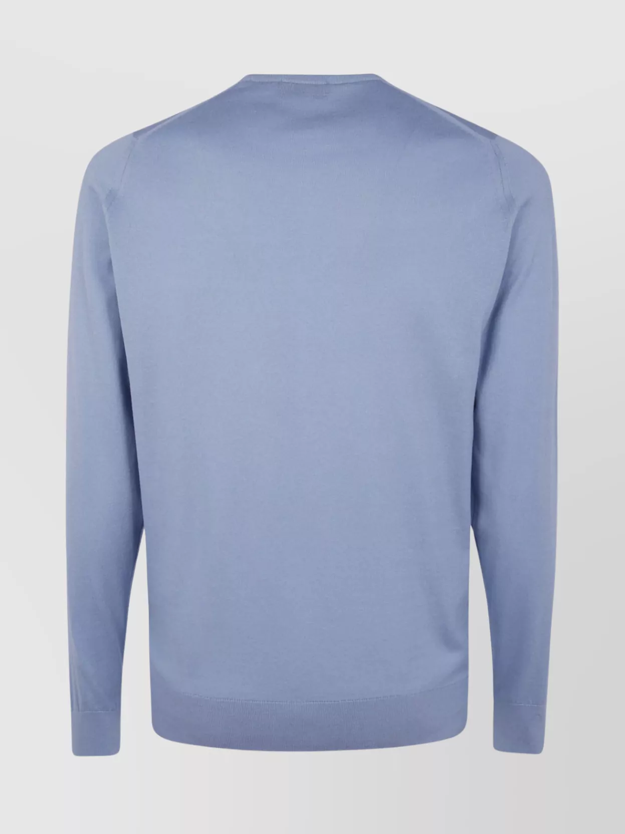 John Smedley Hatfield Long Sleeves Crewneck Pullover In Blue