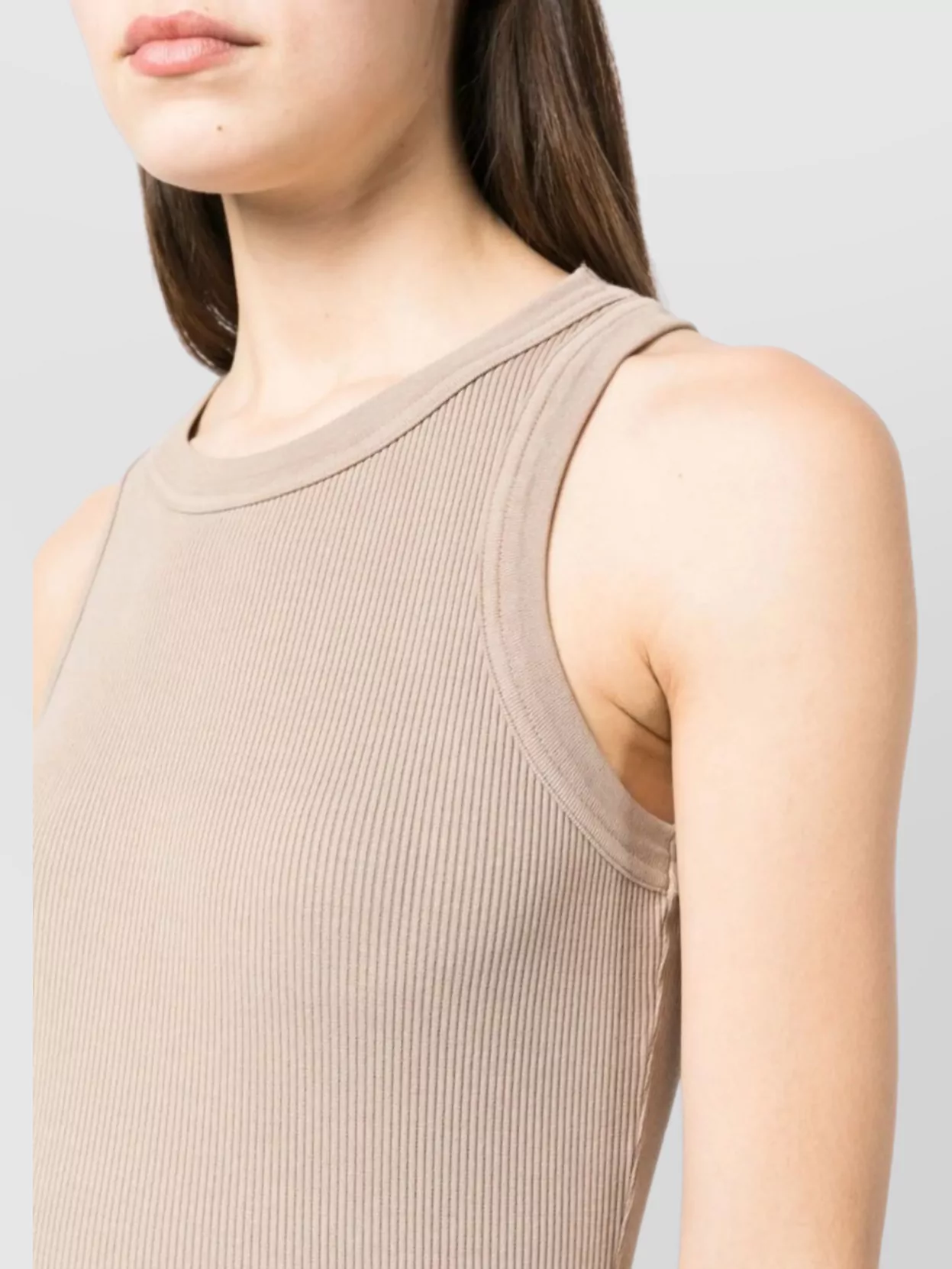 Citizens Of Humanity Ribbed Stretch-Cotton Sleeveless Top