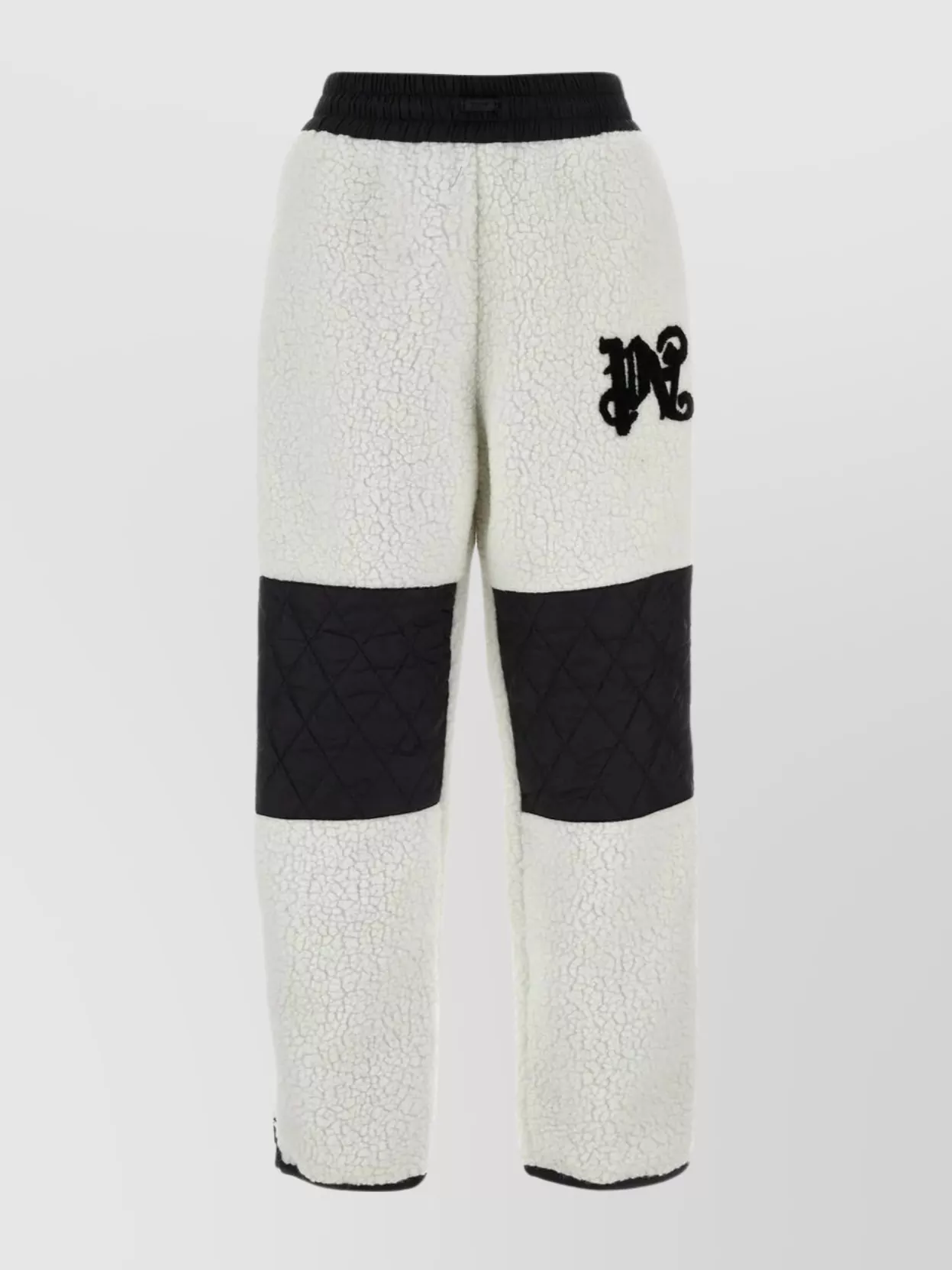 Shop Palm Angels Fabric Joggers With Elastic Waist And Contrast Panels