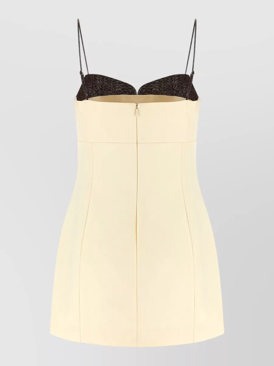 Entire Studios cotton panelled mini dress