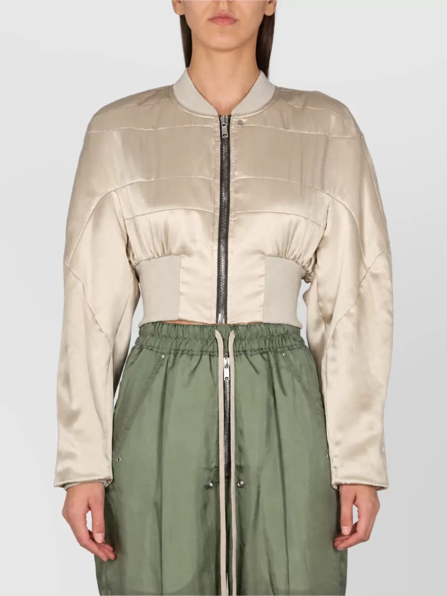 Rick Owens silk bomber jacket