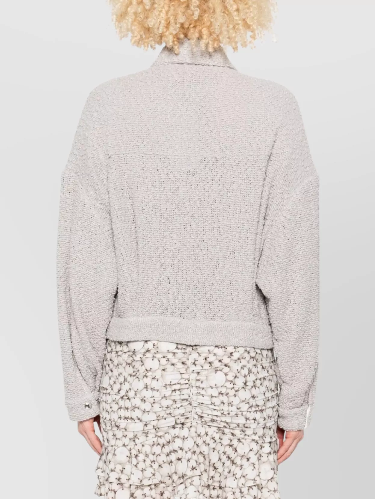 Iro Pabli Textured Weave Cotton Jacket With Patch Pockets