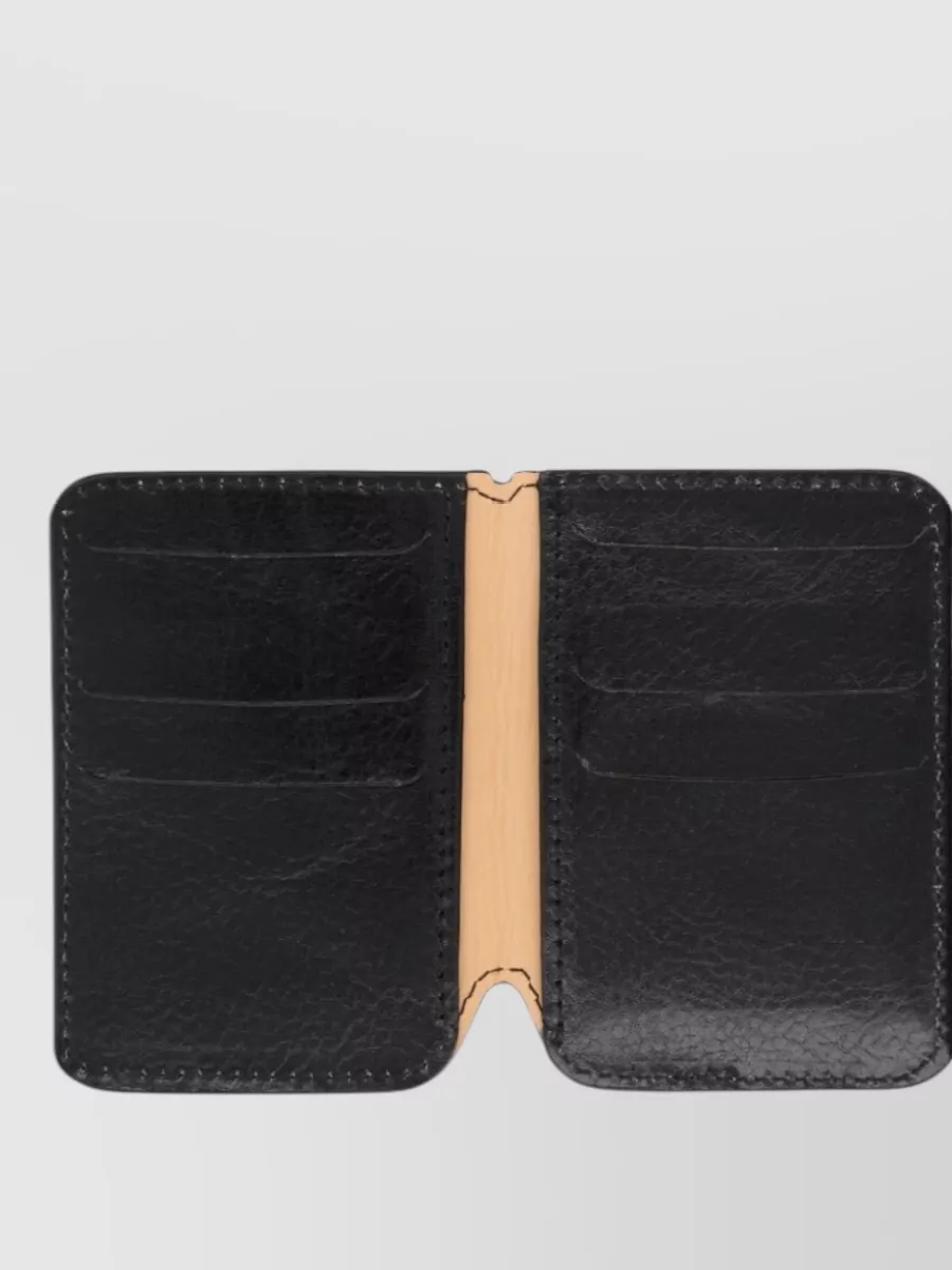 Our Legacy Logo Embossed Wallet And Cardholder
