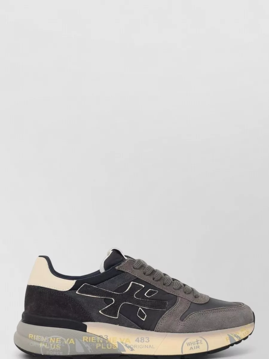 Premiata Suede Low-Top Sneakers