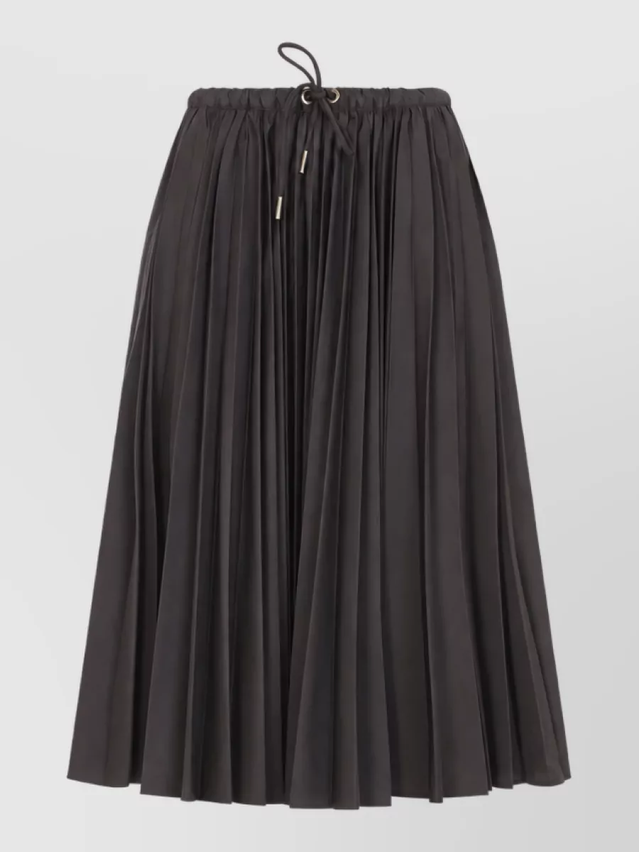 Moncler Pleated Midi Skirt