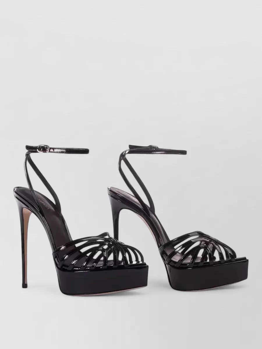 Le Silla Patent Leather Platform Sandals