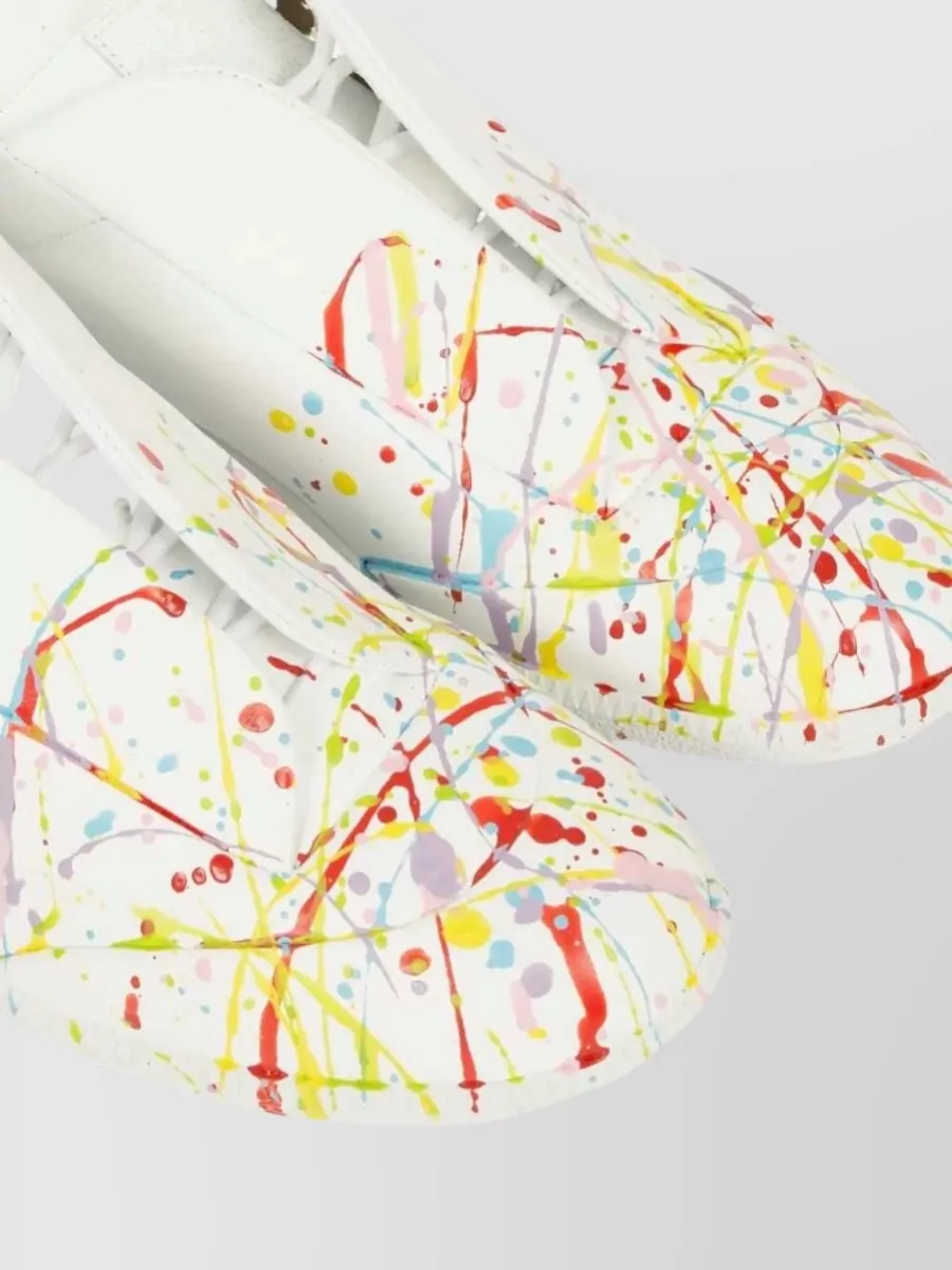 Maison Margiela Leather Slip-On Sneakers