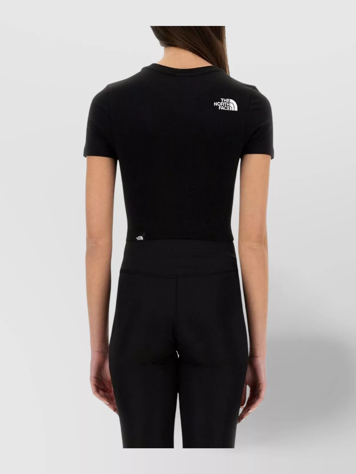 The North Face Short Sleeve Cropped Crew Neck Top