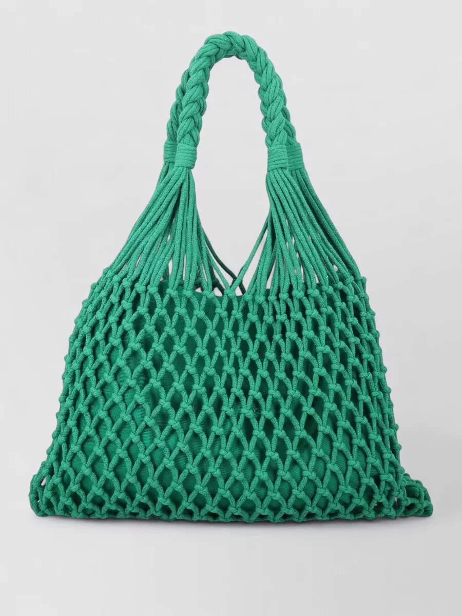 The Frankie Shop Macrame Tote Bag