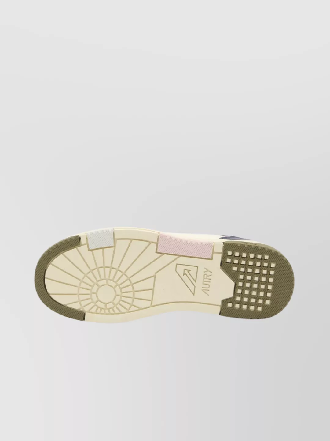 Autry Low Top Sneakers Leather Accents In Neutral