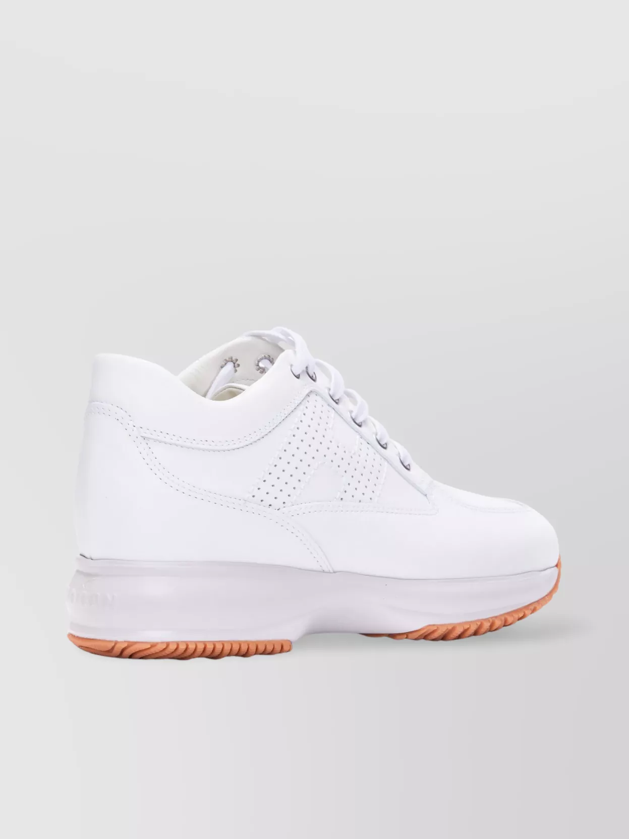 Hogan Low Top Leather Perforated Sneakers