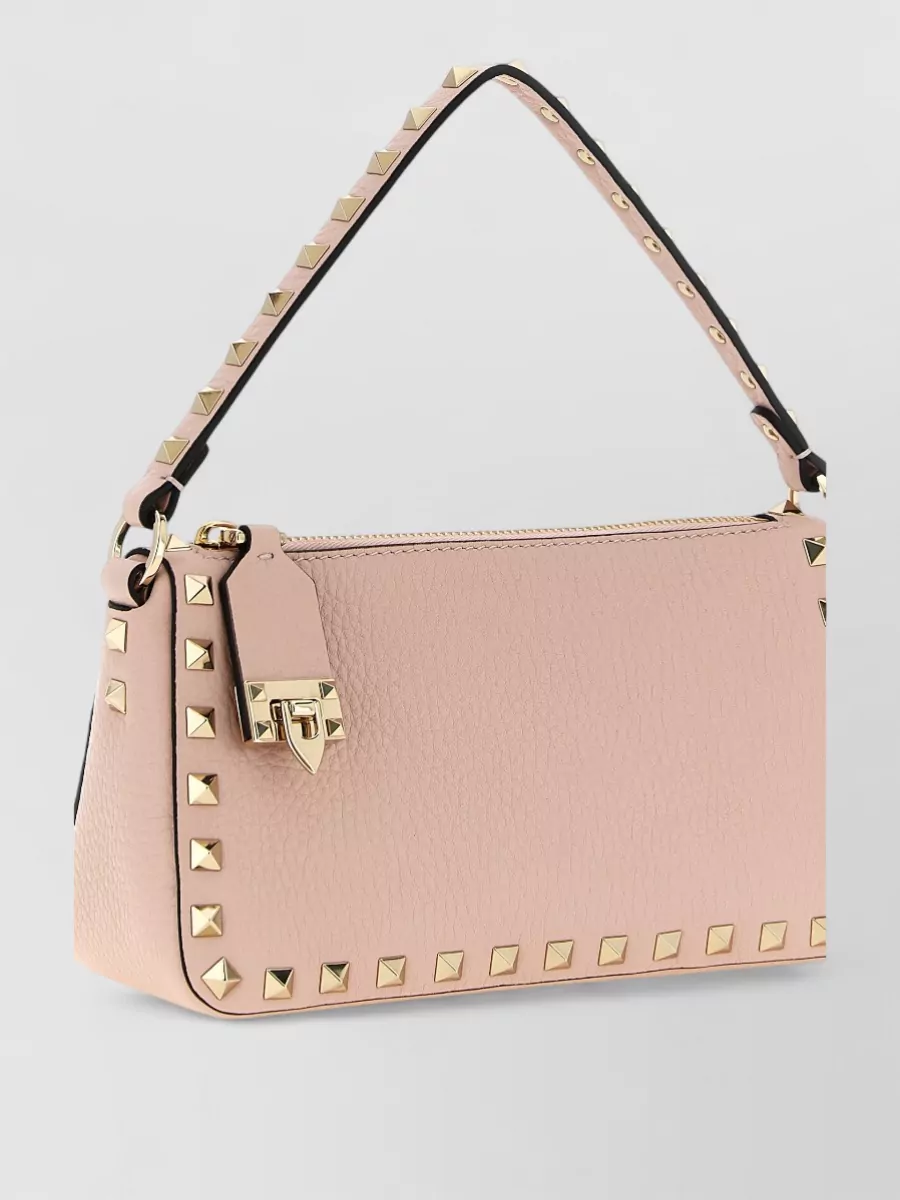 Valentino Garavani Rockstud Spike Small Leather Clutch Bag