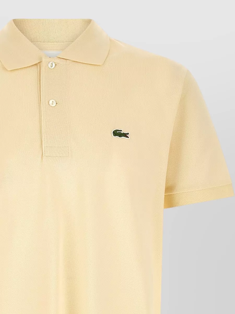 Lacoste Cotton Piqué Logo Patch Polo Shirt