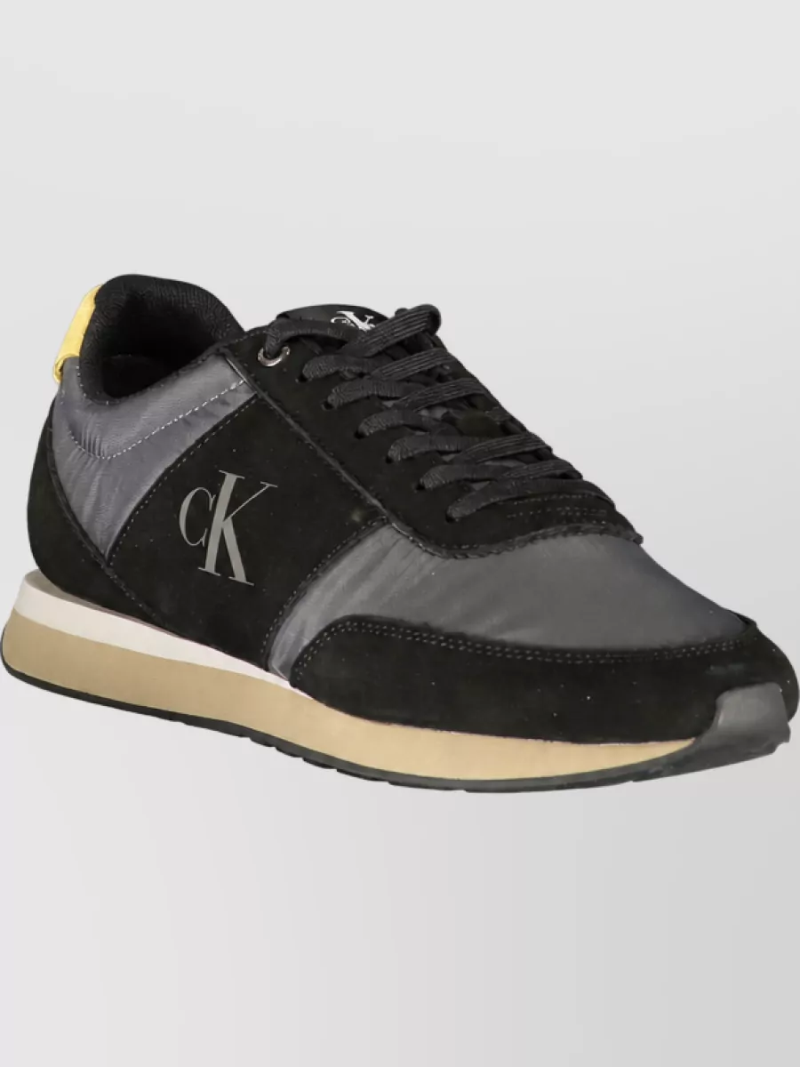 Calvin Klein Leather Low-Top Sneakers