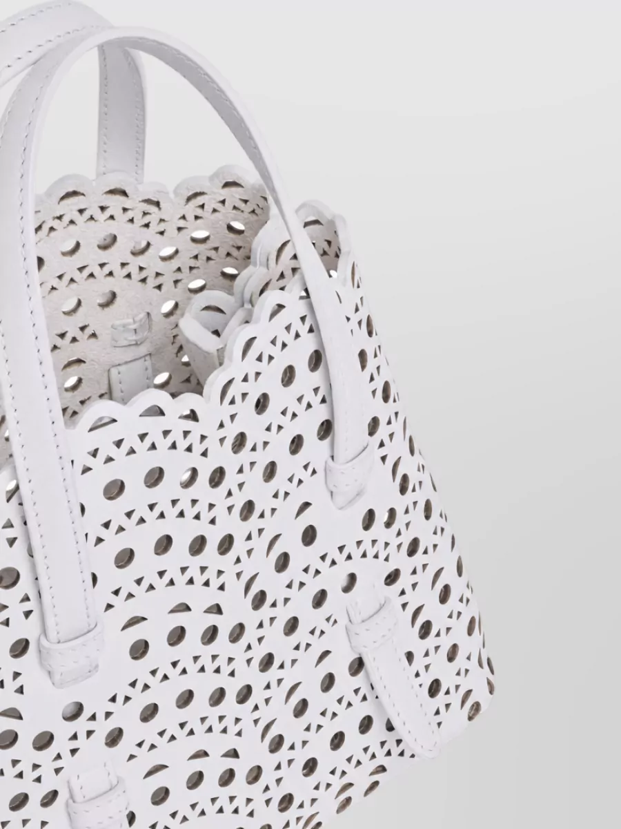 Alaïa Leather Tote Bag
