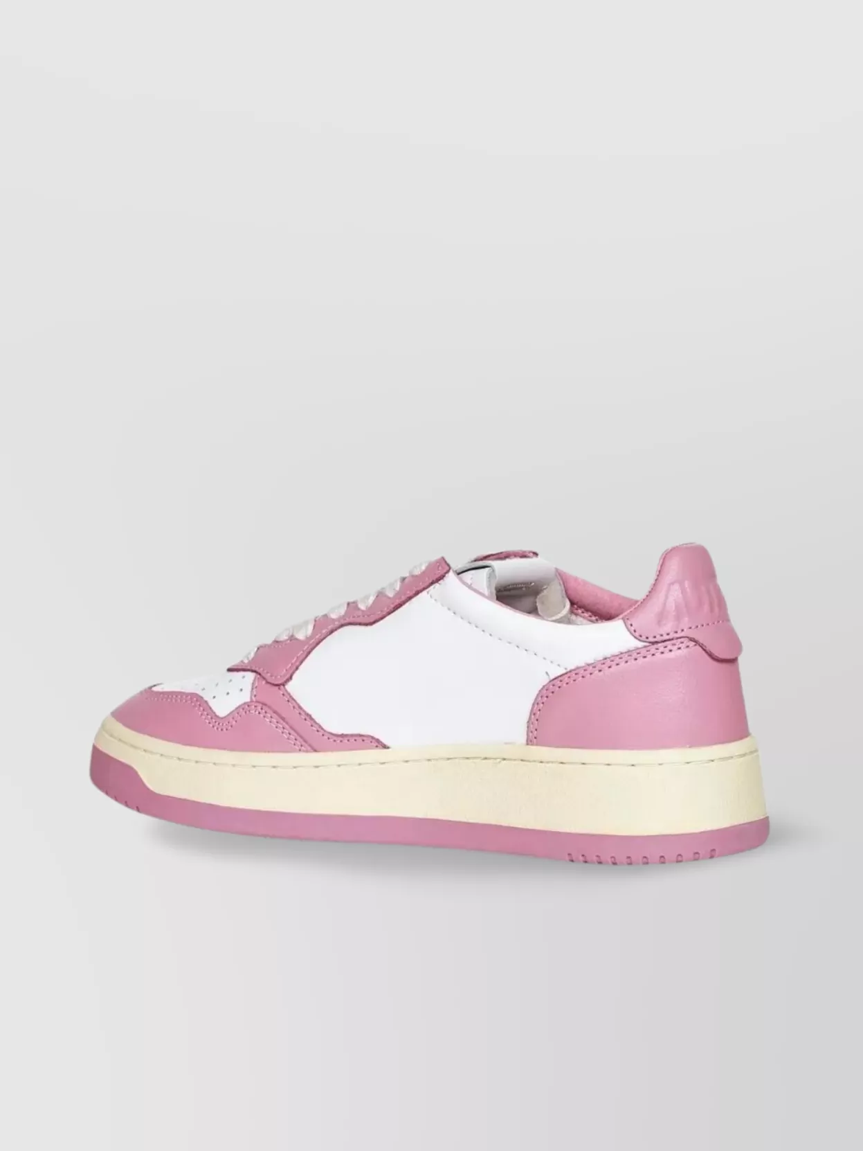 Autry Low-top Sneakers With Textured Panels And Chunky Sole In Pink