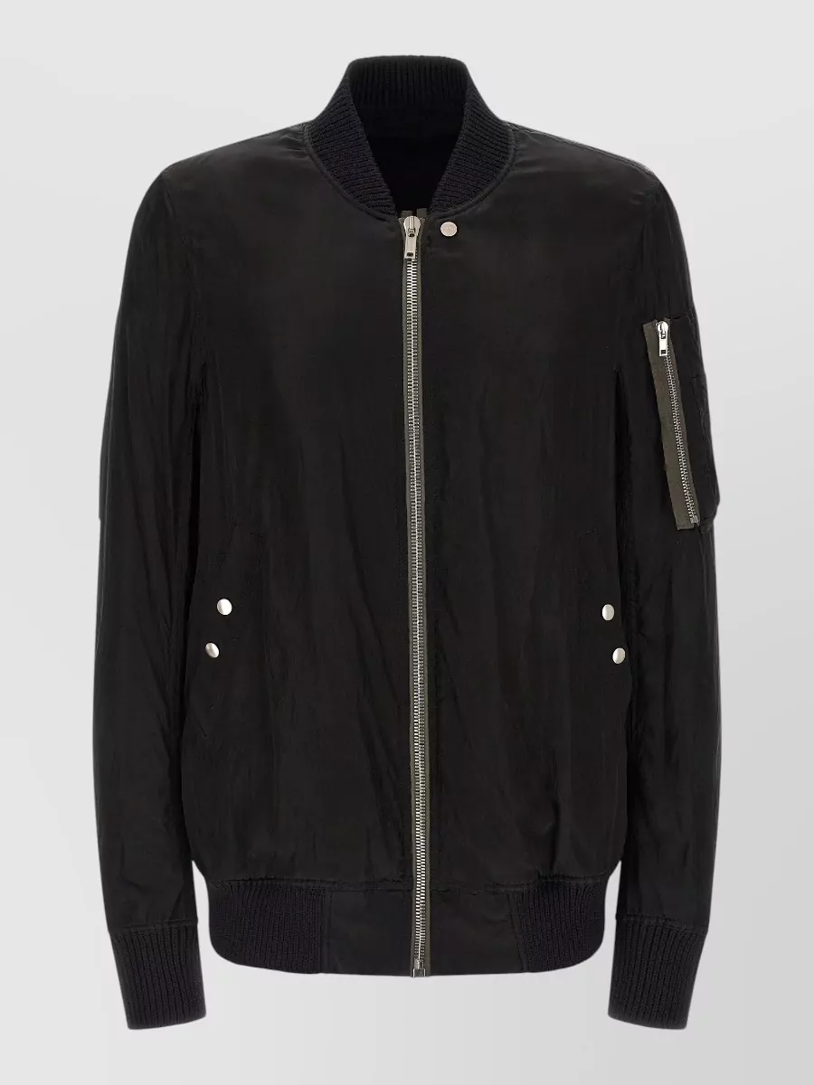 Rick Owens Ribbed bomber jacket