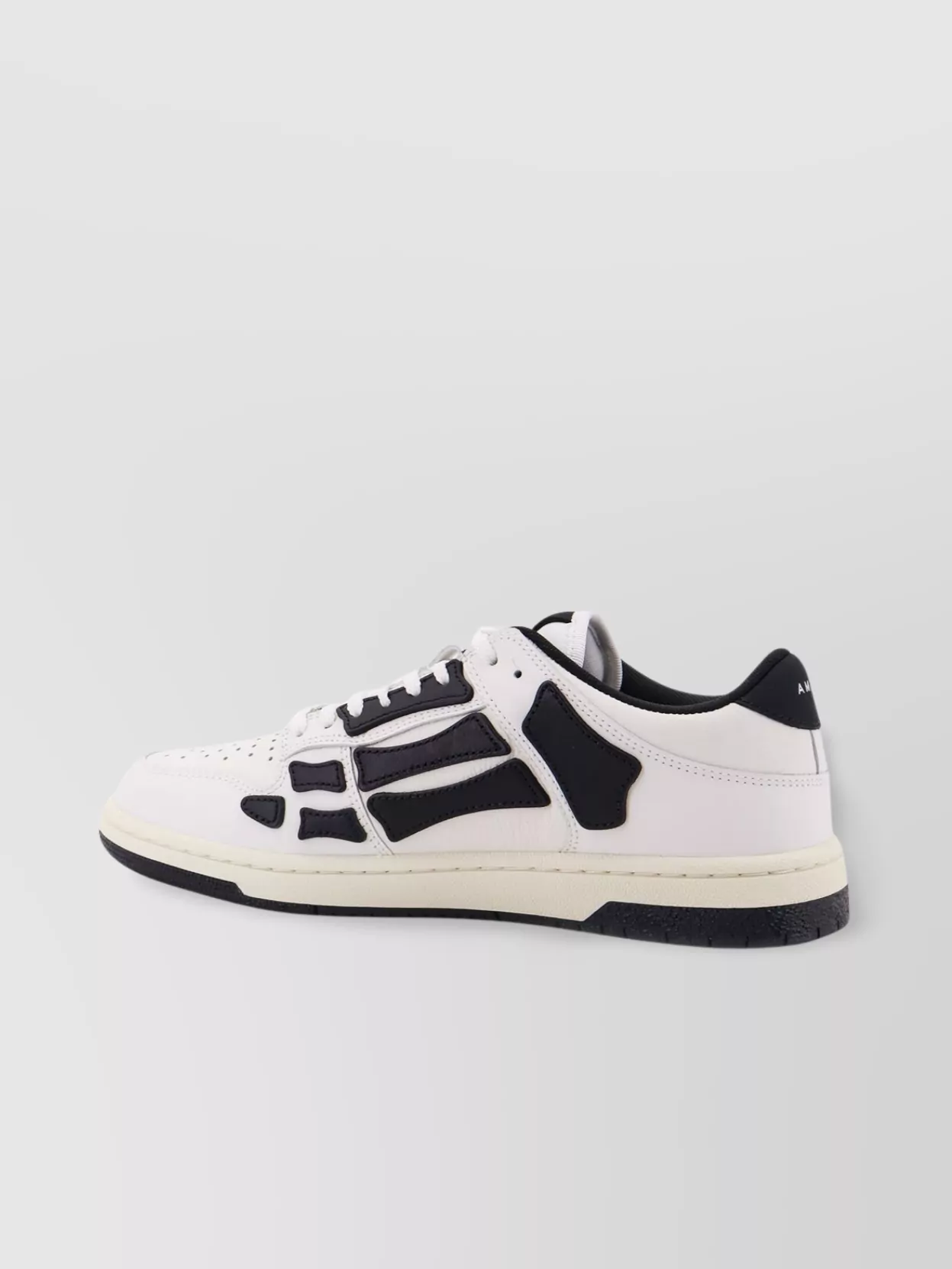 Amiri Low Top Leather Sneakers With Contrast Panels