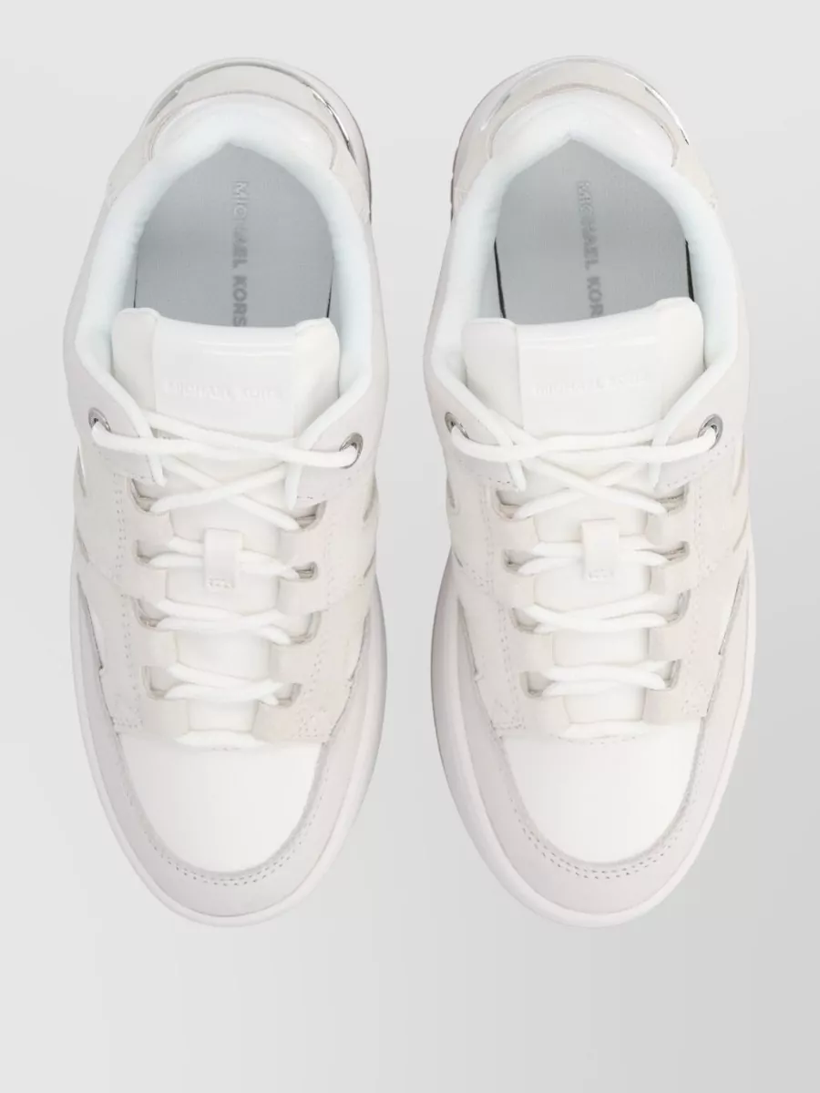 Michael Kors Platform Sneakers Contrast Sole Design