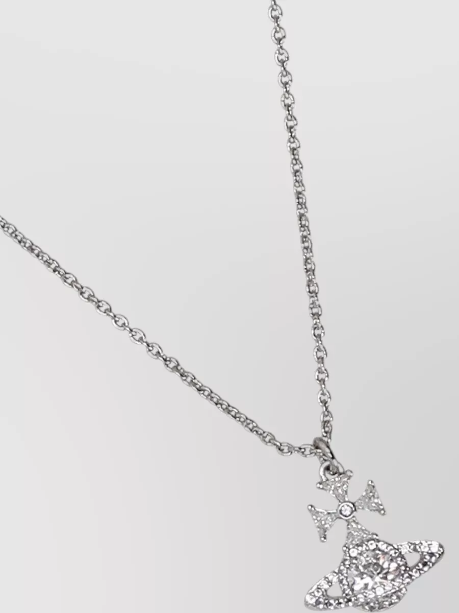 Vivienne Westwood Chain Link Necklace Adjustable Length Pendant