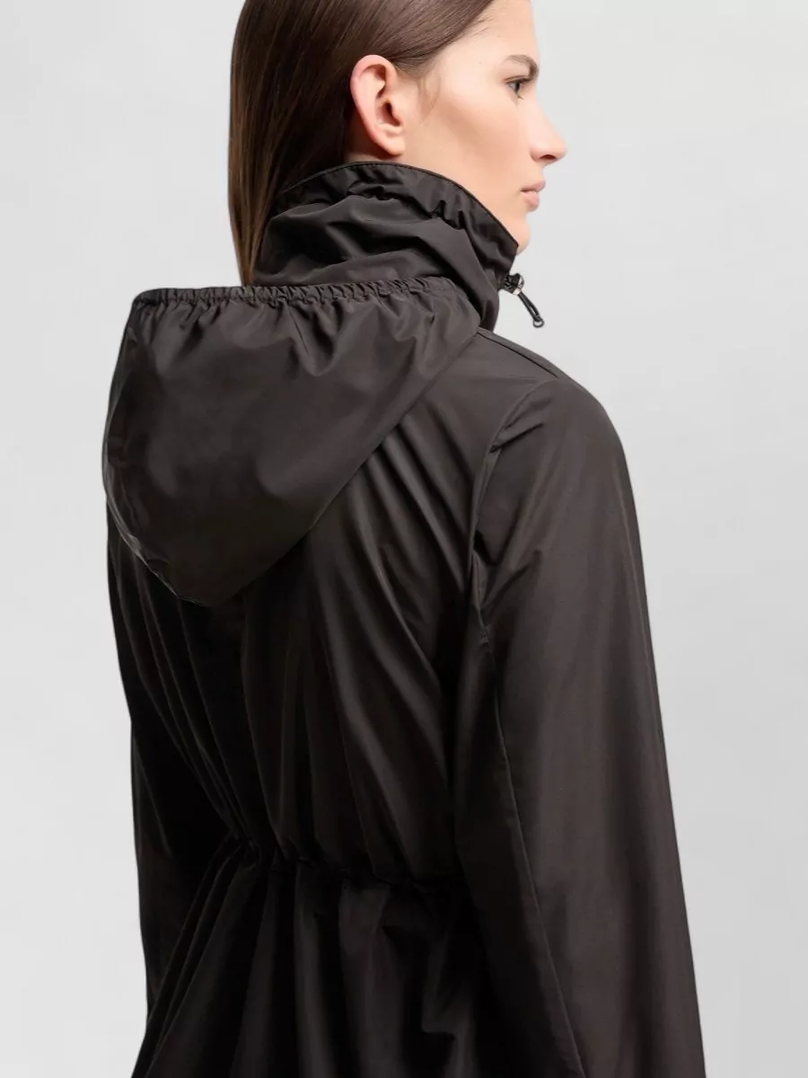 Moncler Enette Hooded Parka Micro Shell