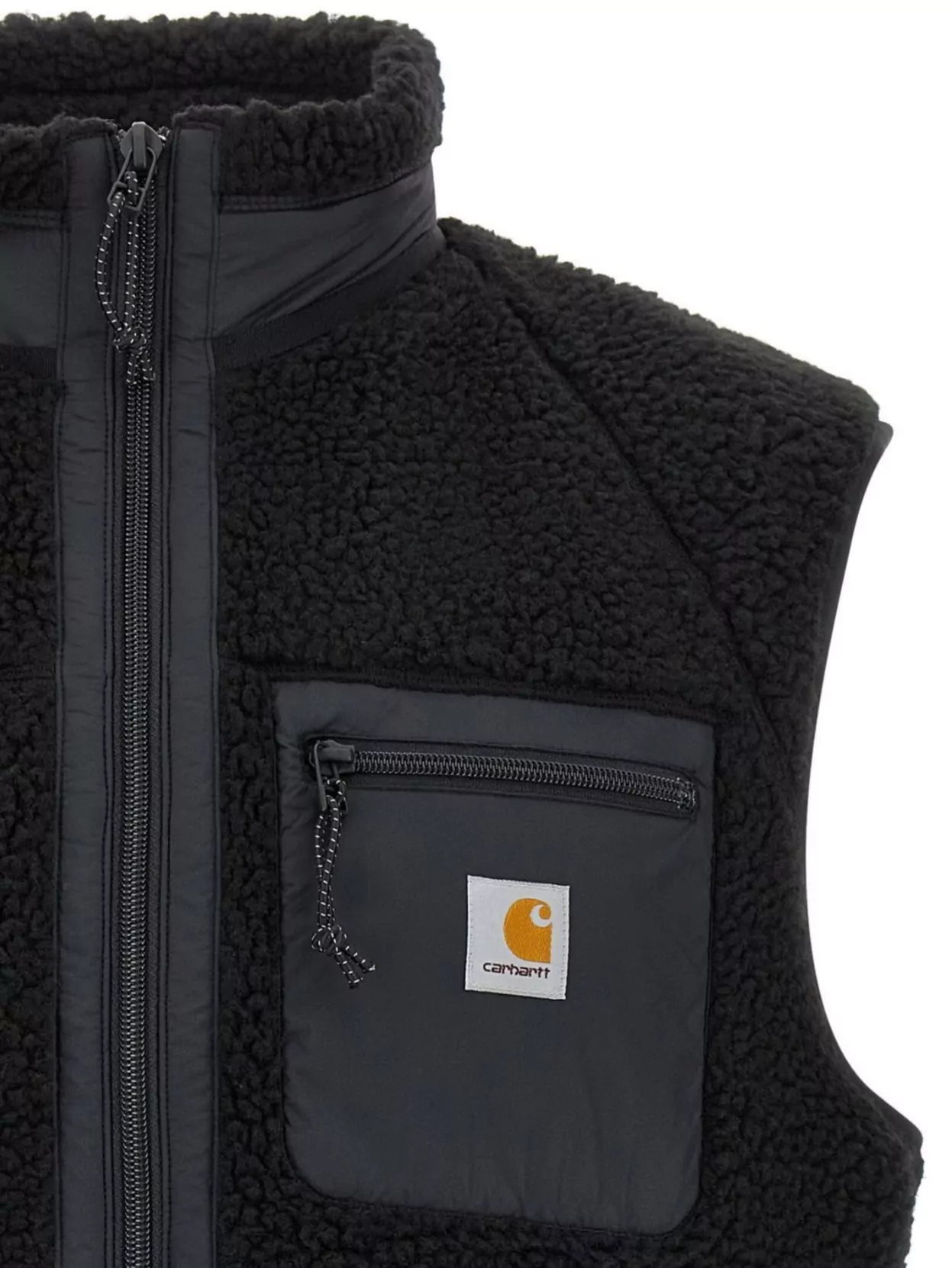Carhartt Wip Sleeveless Fleece Vest High Collar