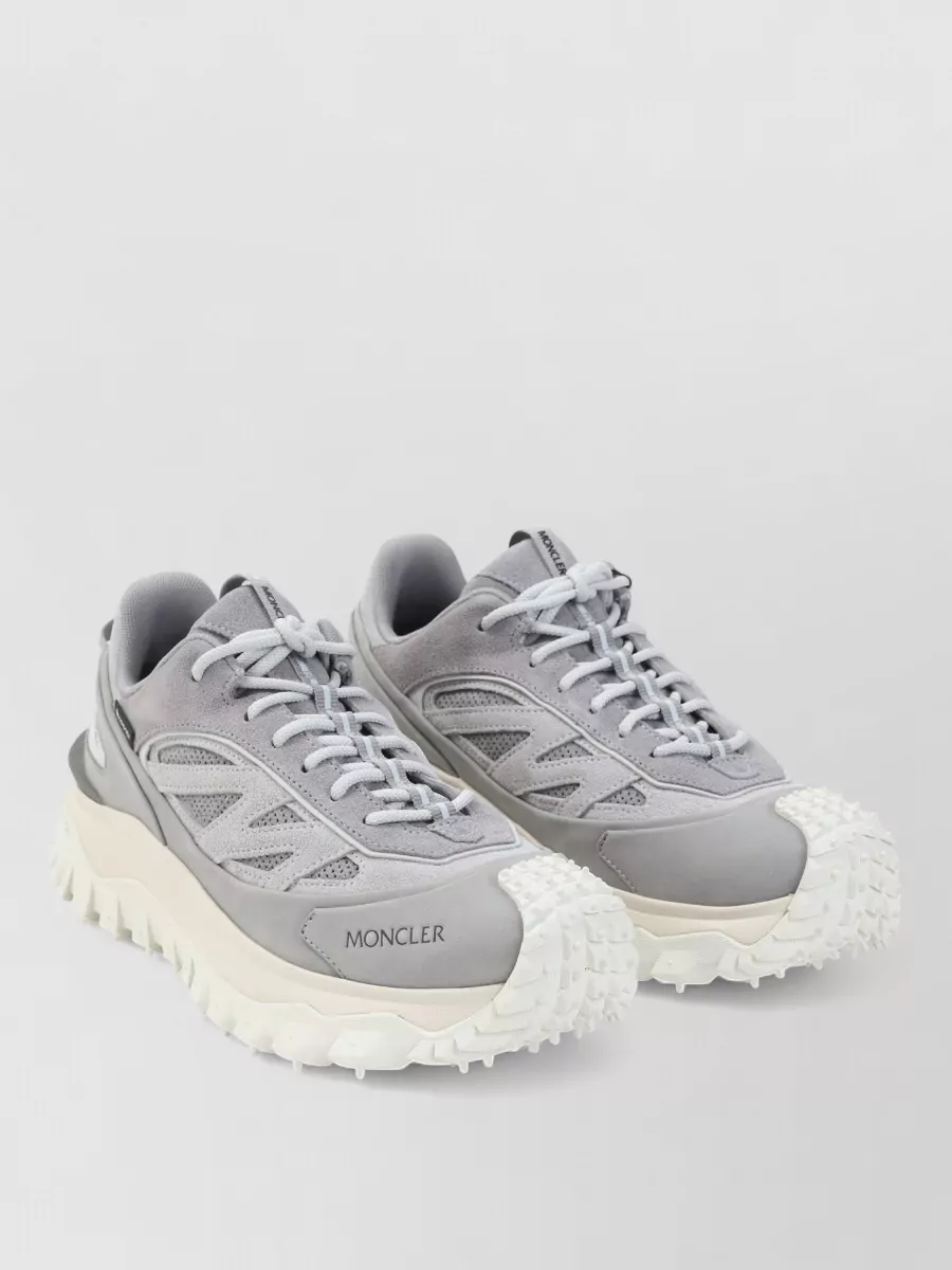 Moncler leather low-top sneakers
