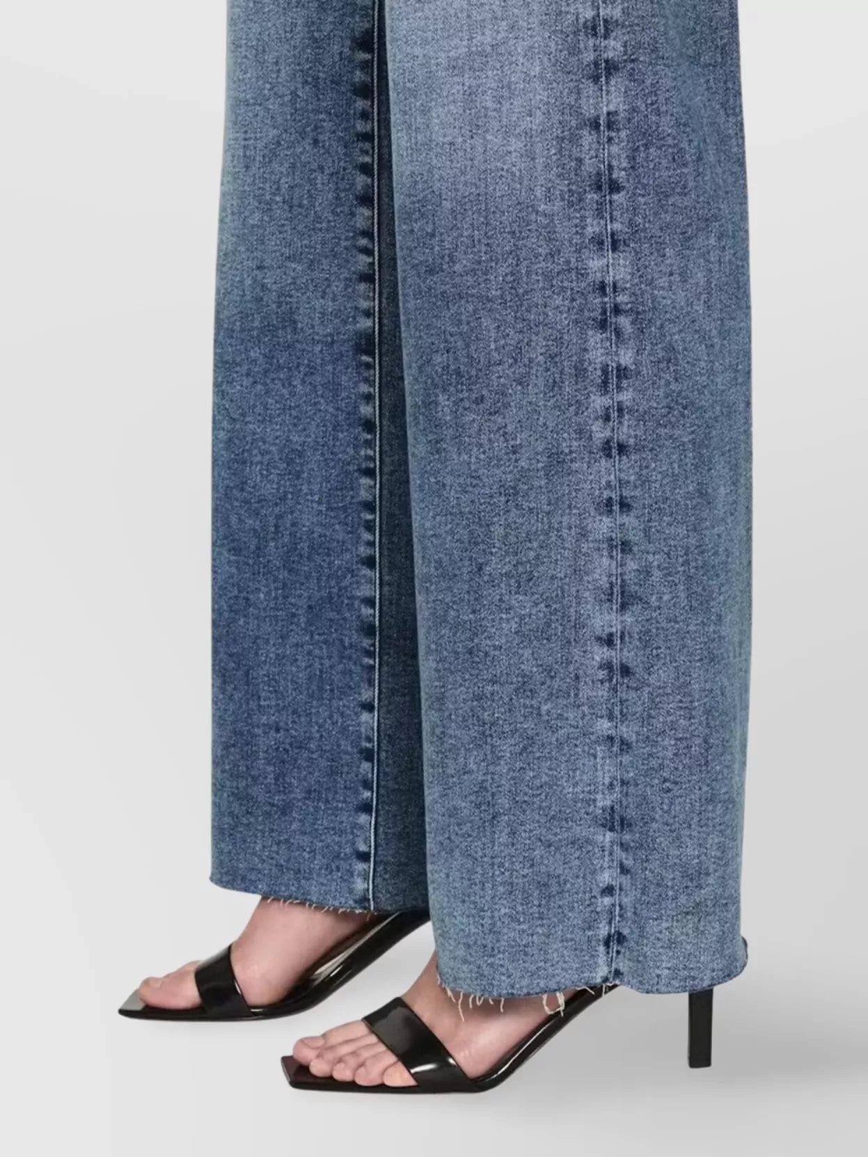 Frame High Waist Slim Palazzo Trousers