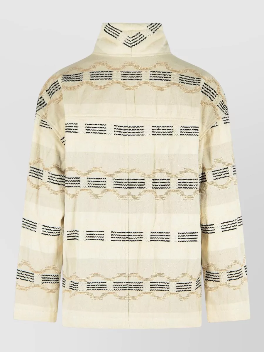 Isabel Marant Étoile Quayla Cotton Blend Jacket Patterned In Multi