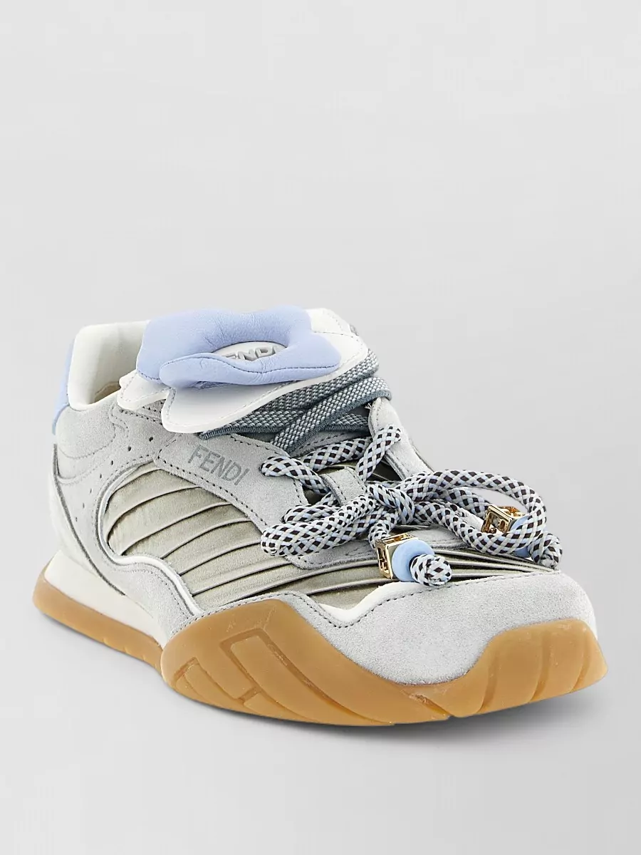 Fendi leather low-top sneakers