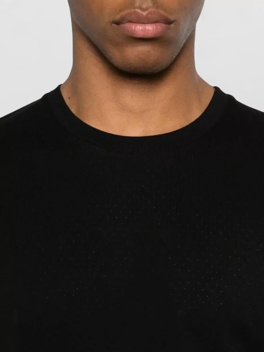 Tom Ford Cotton Perforated Ribbed Short-Sleeve Crew-Neck T-Shirt