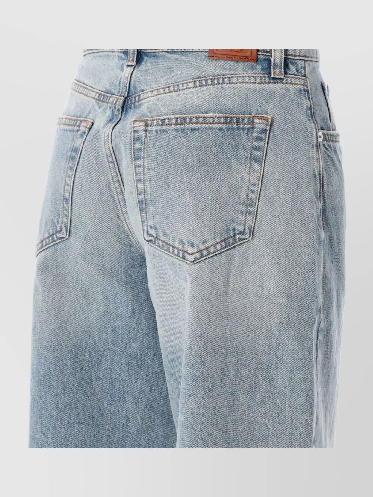 デニム・ジーパン ANINE BING FW25 HEATH JEAN (A0611429WHD42 WASHED BLU) ANINE BING Heath Straight Mid-Rise Jeans | Neiman Marcus
