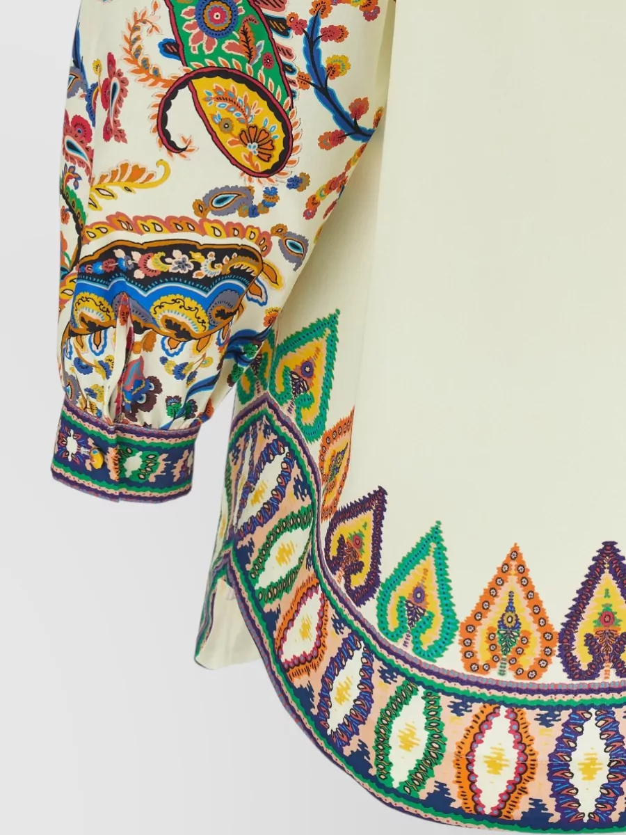 Etro Printed Cotton Mini Dress