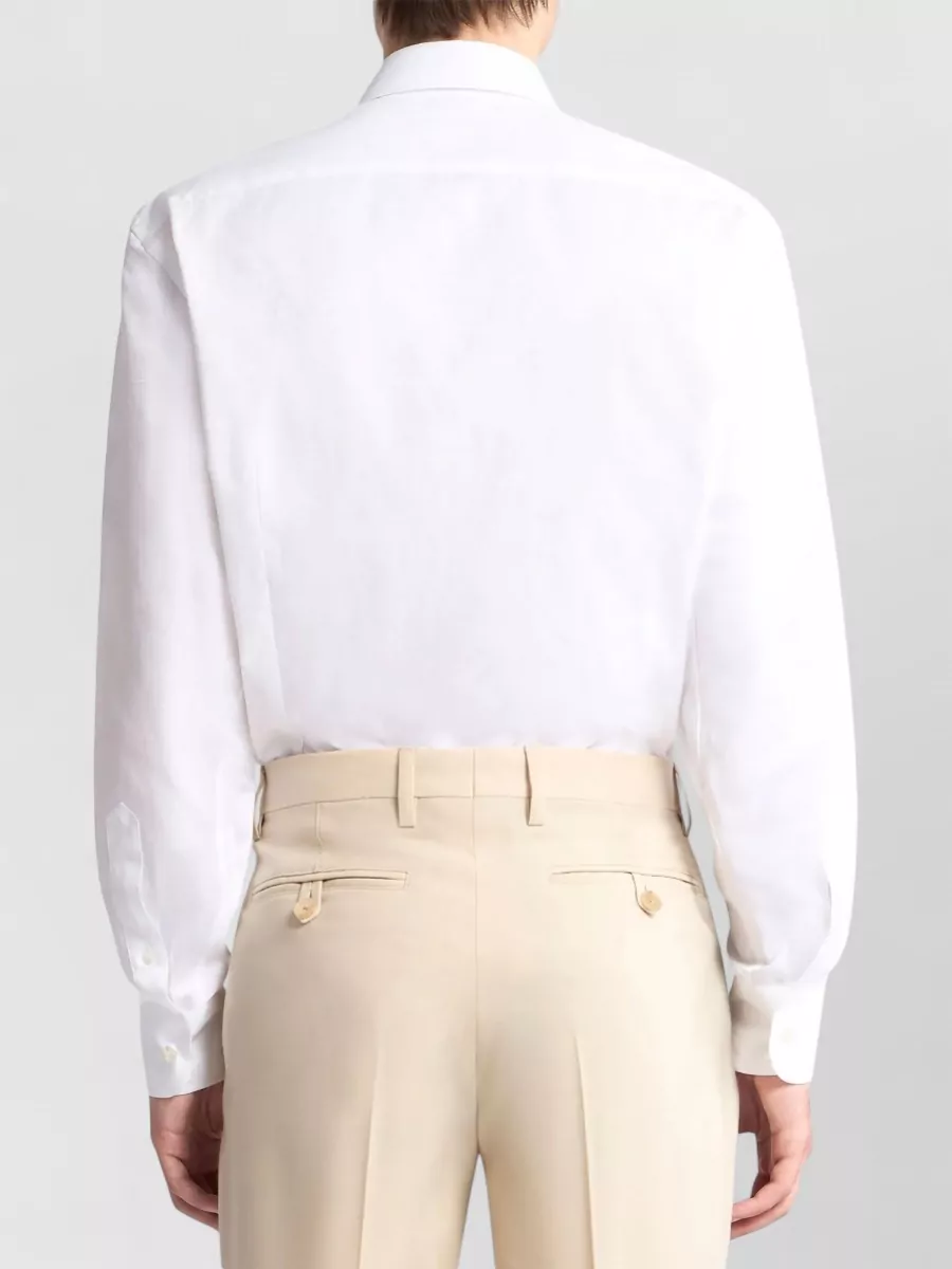 Etro Long Sleeve Shirt With Traditional Collar Roma