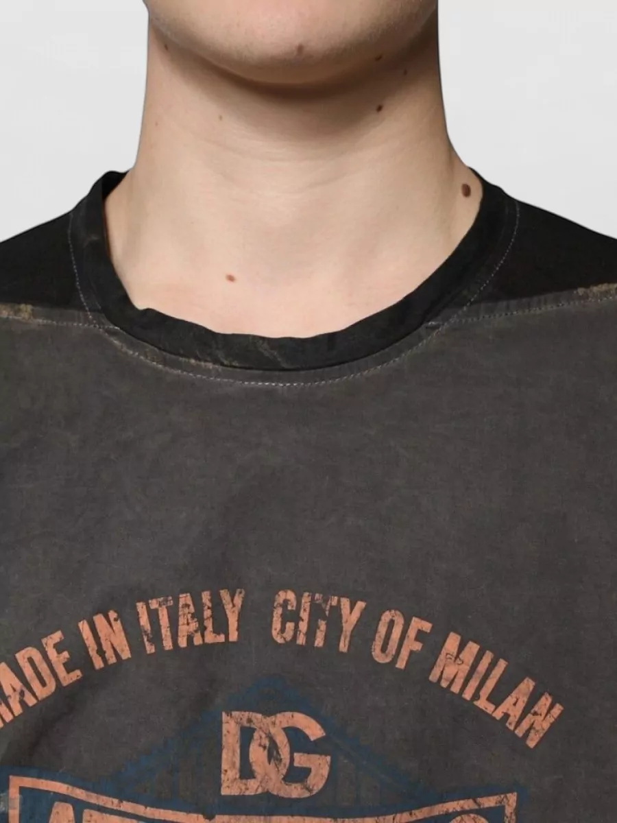 Dolce&Gabbana Cotton Graphic Print T-Shirt
