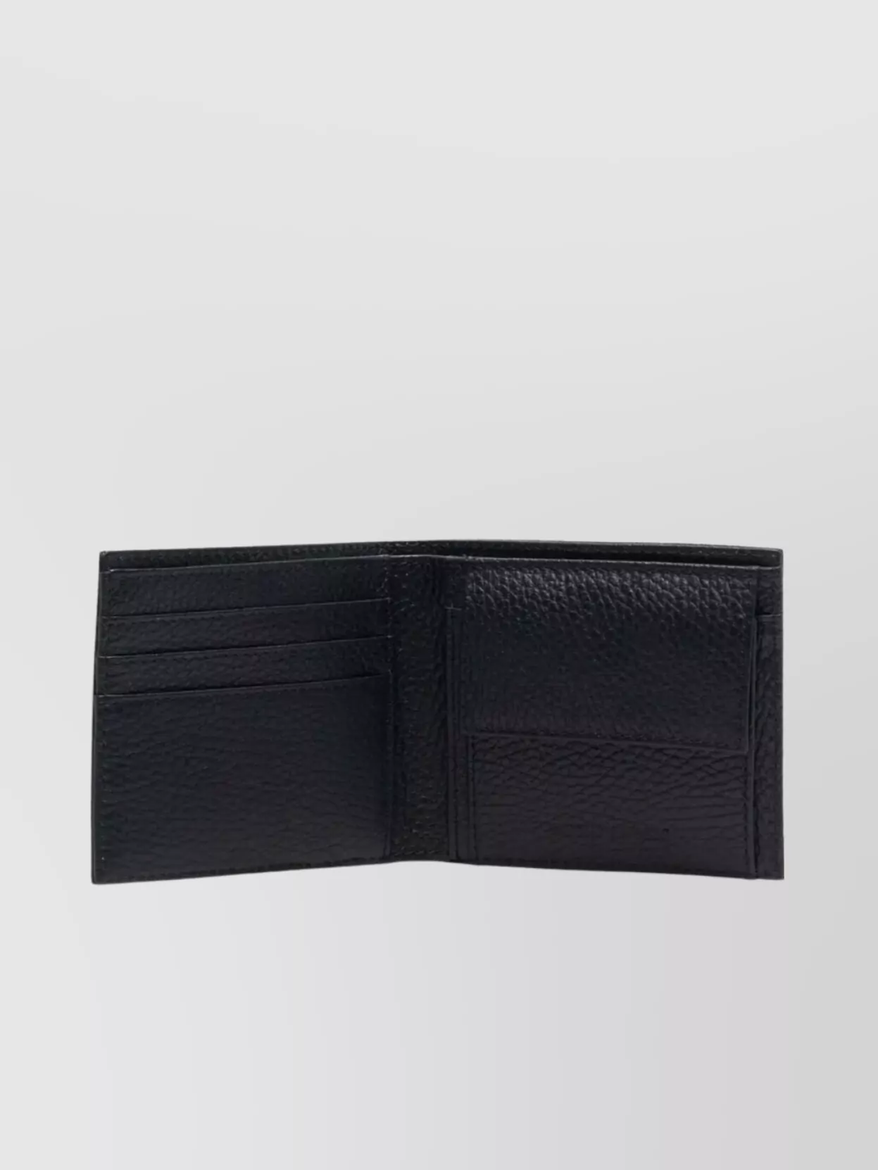 Emporio Armani Bi-Fold Wallet With Pebbled Texture