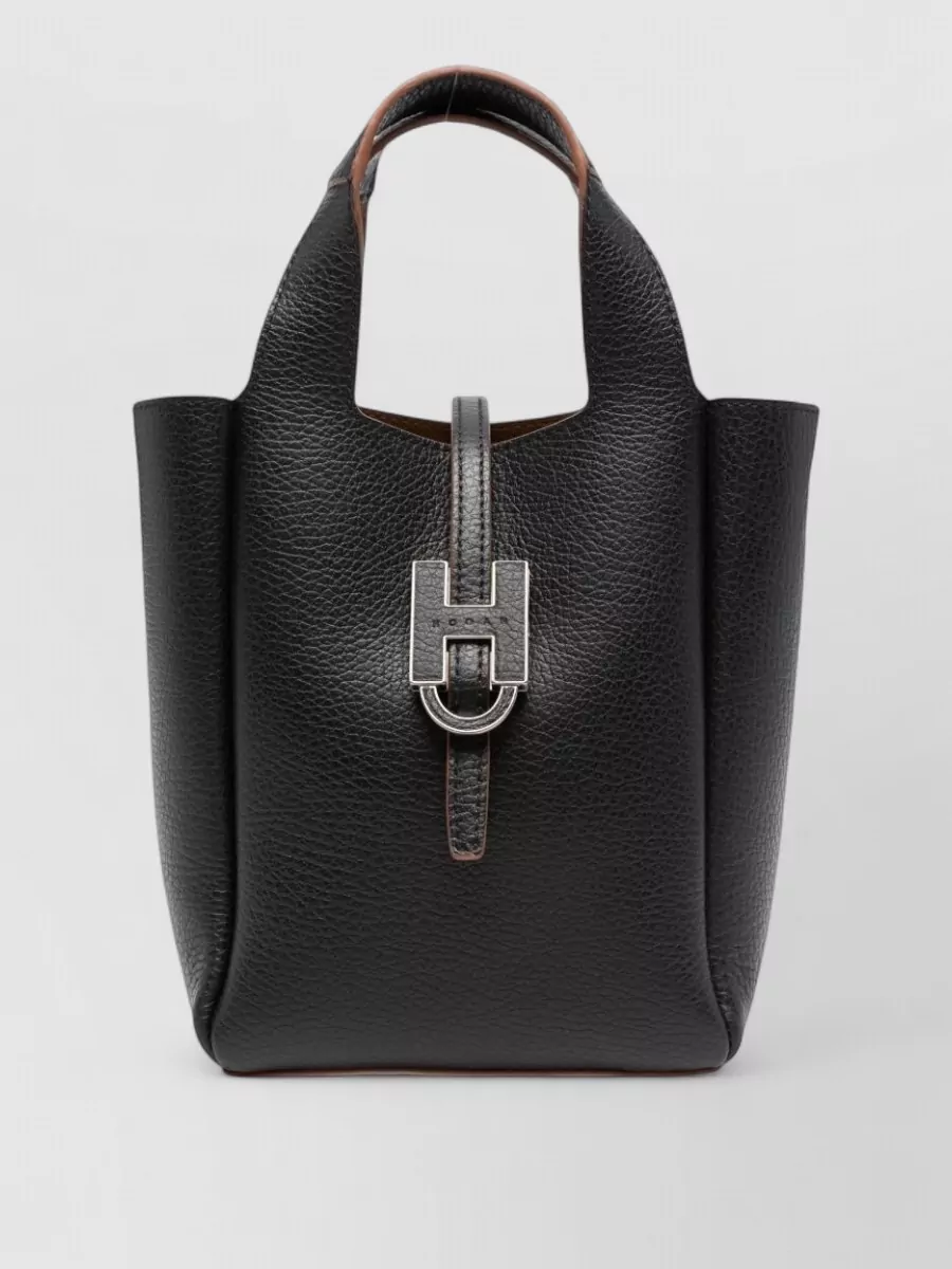 Hogan mini leather tote bag