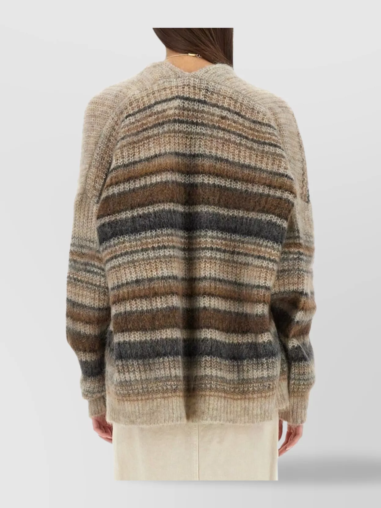 Isabel Marant Etoile "Dana" Striped Pattern Knitwear Cardigan