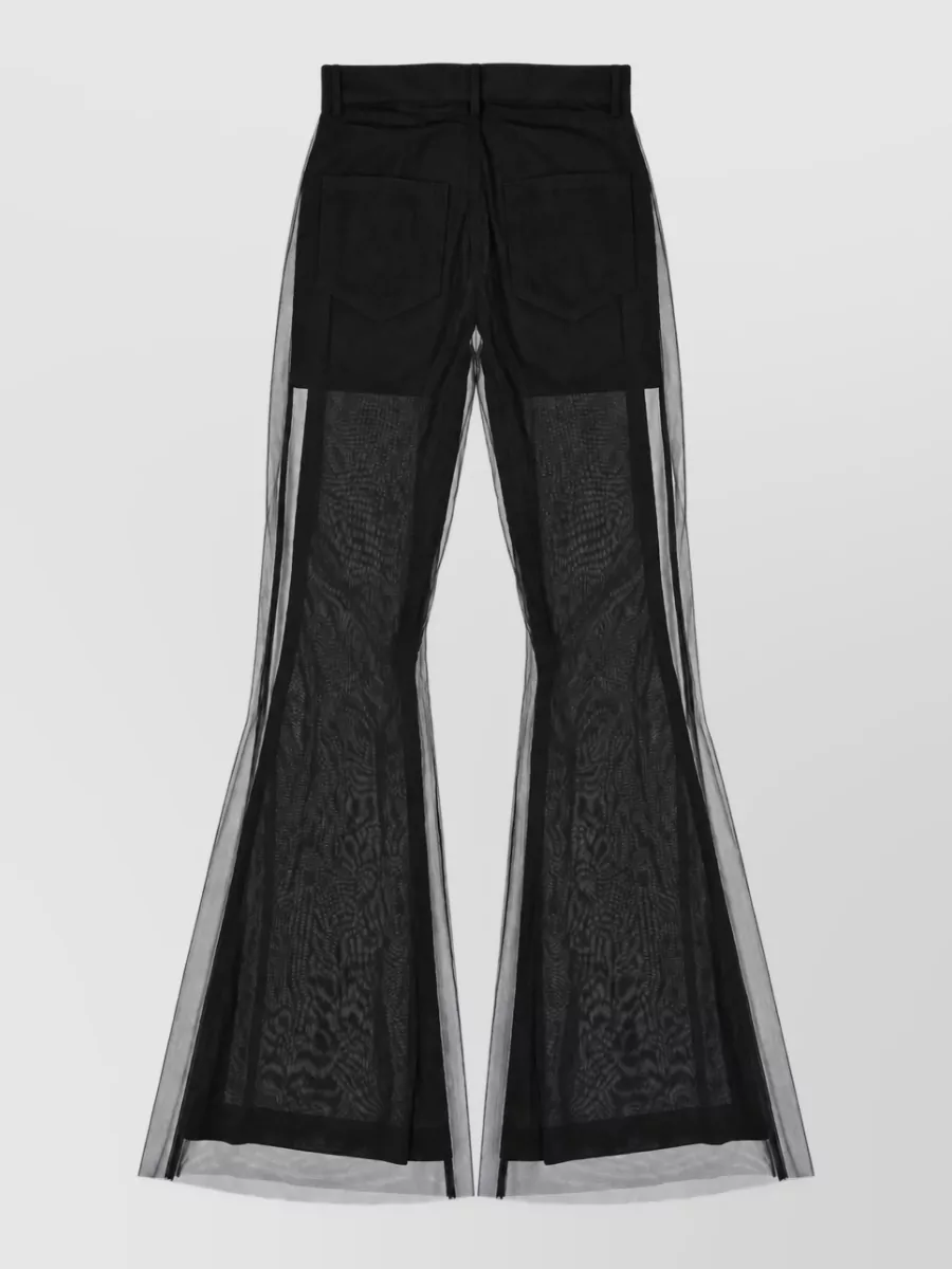 Rick Owens Nylon Bootcut Trousers