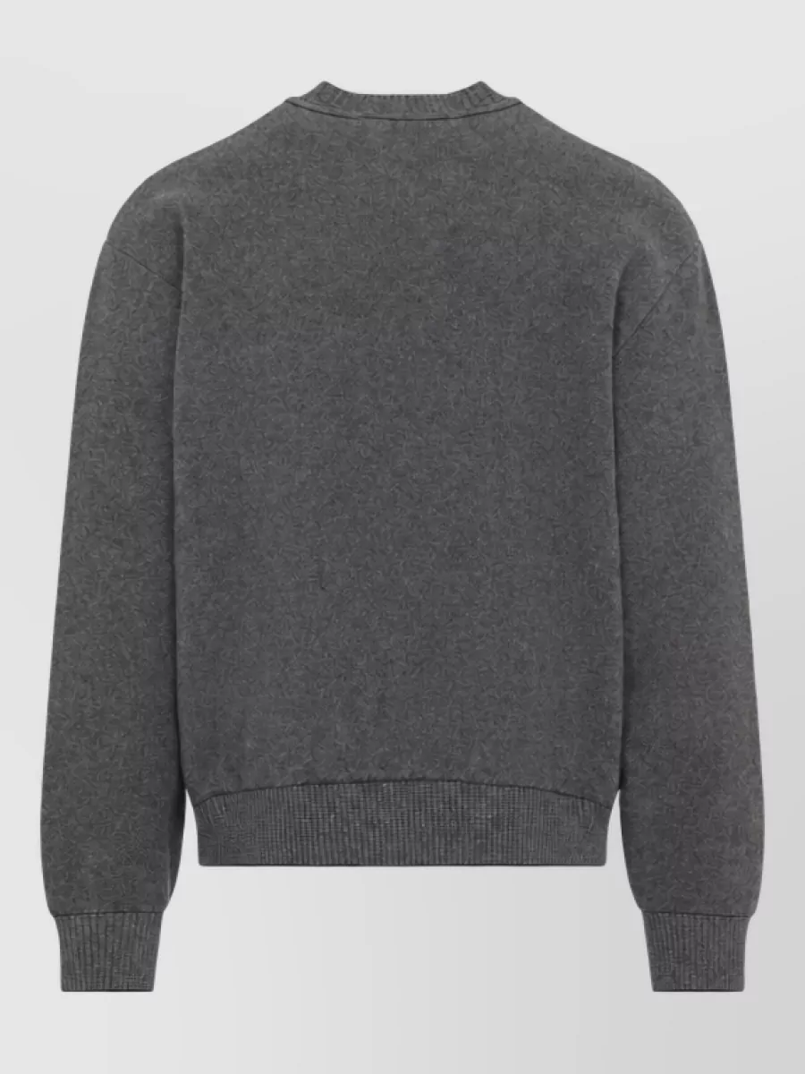 Jacquemus Cashmere Merino Wool Ribbed Crew-Neck Sweater