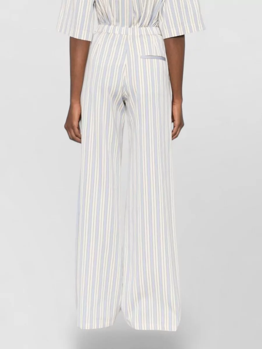 Forte Forte Striped Wide-Leg Trousers