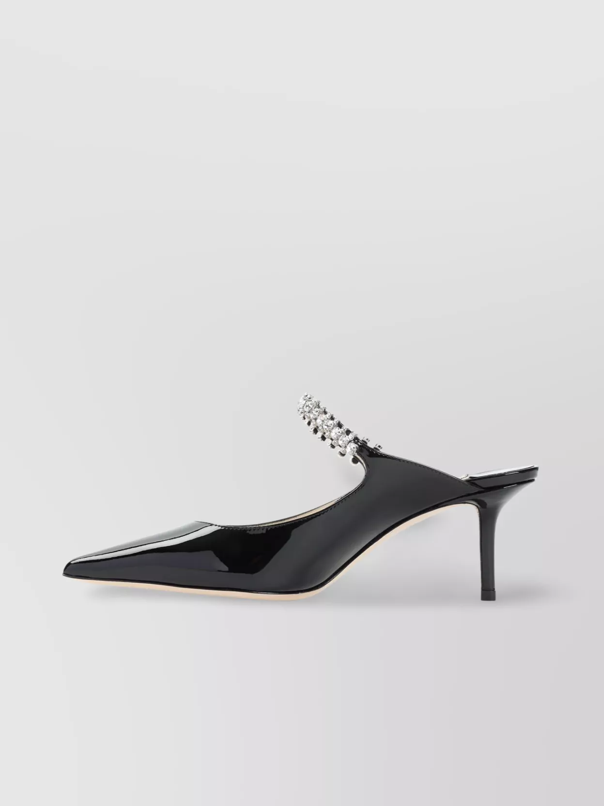 Jimmy Choo Bing 65 Crystal Strap Mules