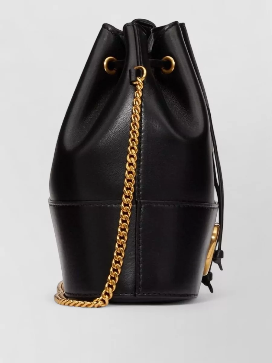 Valentino Garavani Vlogo Signature Mini Leather Bucket Bag