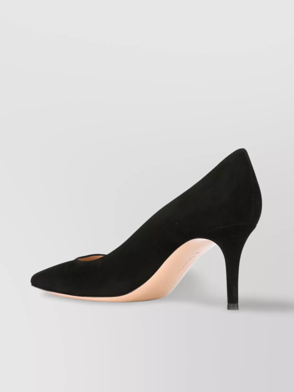 Gianvito Rossi 70Mm Suede Leather Pumps With Stiletto Heel