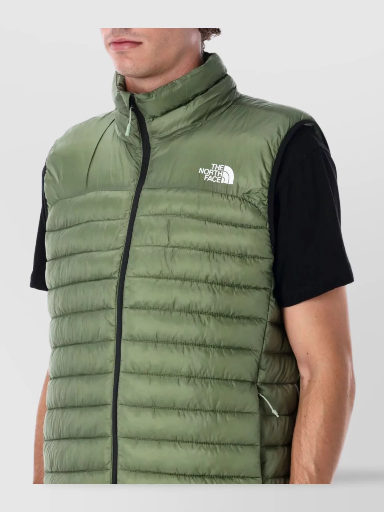 The North Face Sleeveless Padded High Collar Jacket