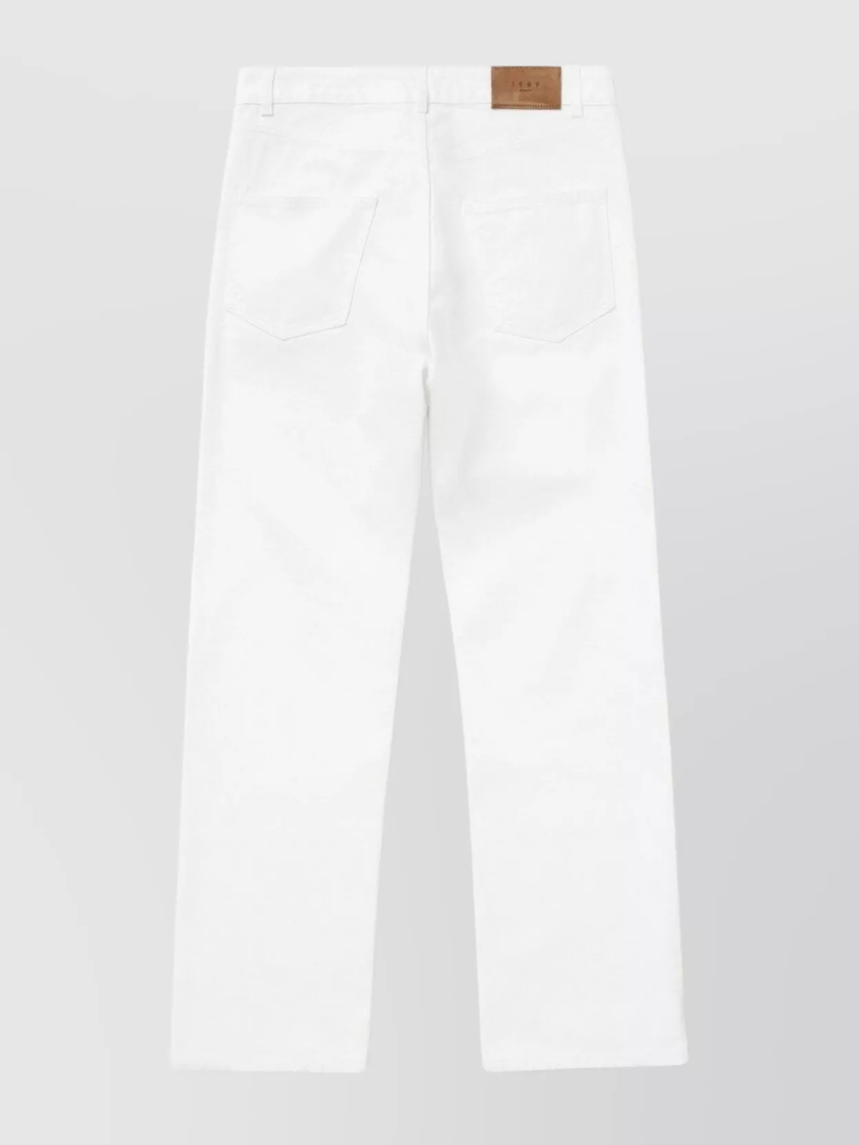 1989 Studio Straight Leg Denim Trousers With Five Pockets In White