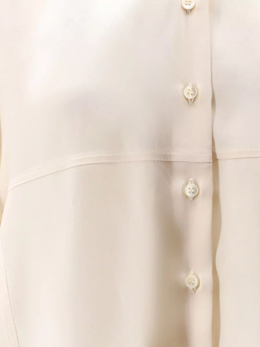 Brunello Cucinelli Silk Long-Sleeve Shirt